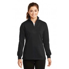 Sport-Tek Ladies 1/4 Zip Sweatshirt